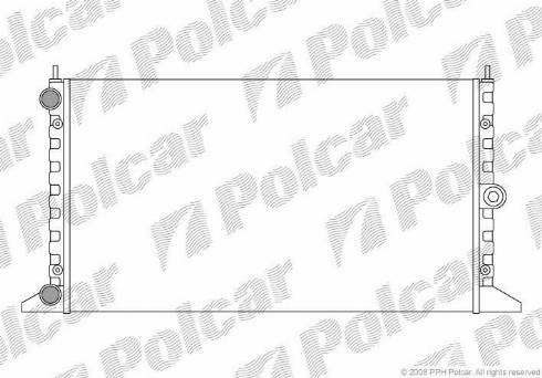 Polcar 324008-4 - Radiaator,mootorijahutus www.avaruosad.ee