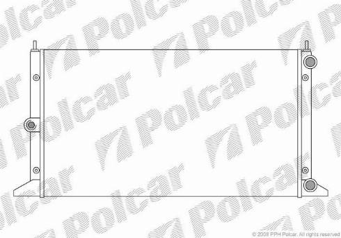 Polcar 3240083X - Radiaator,mootorijahutus www.avaruosad.ee