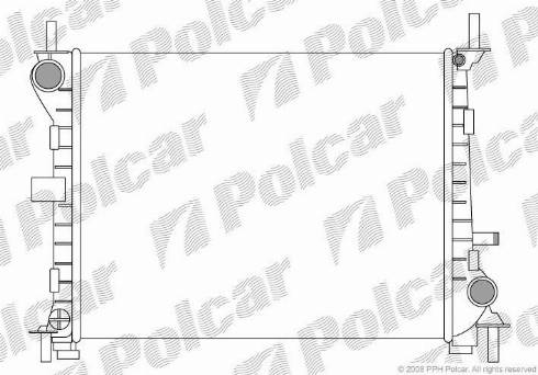 Polcar 3201081X - Radiaator,mootorijahutus www.avaruosad.ee