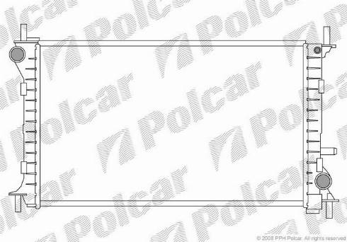 Polcar 3201082X - Radiaator,mootorijahutus www.avaruosad.ee