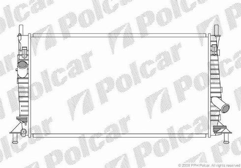 Polcar 320208-1 - Radiaator,mootorijahutus www.avaruosad.ee