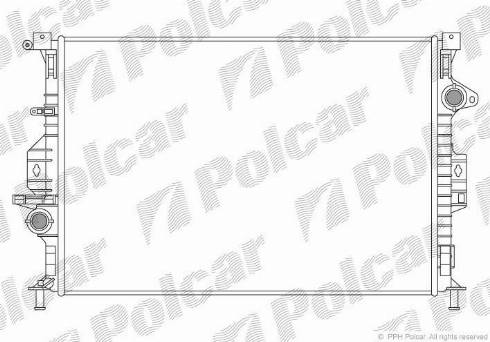 Polcar 3219080K - Radiaator,mootorijahutus www.avaruosad.ee