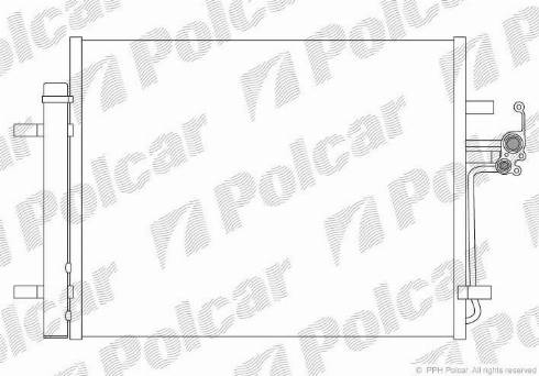 Polcar 3219K8C2 - Kondensor, klimatanläggning www.avaruosad.ee