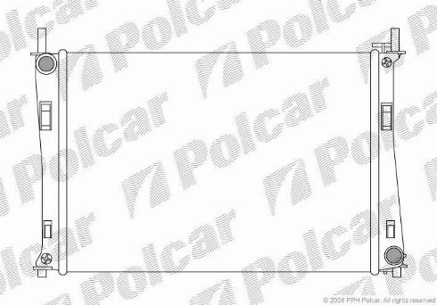 Polcar 3212082X - Radiaator,mootorijahutus www.avaruosad.ee