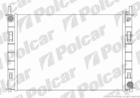 Polcar 321208-2 - Radiaator,mootorijahutus www.avaruosad.ee