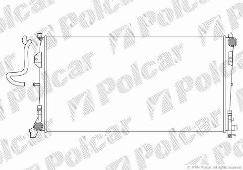 Polcar 2420086X - Jäähdytin,moottorin jäähdytys www.avaruosad.ee