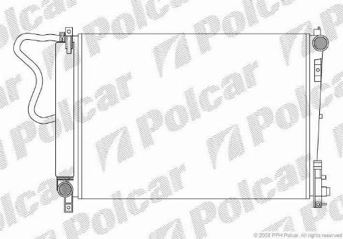 Polcar 2420083X - Radiaator,mootorijahutus www.avaruosad.ee