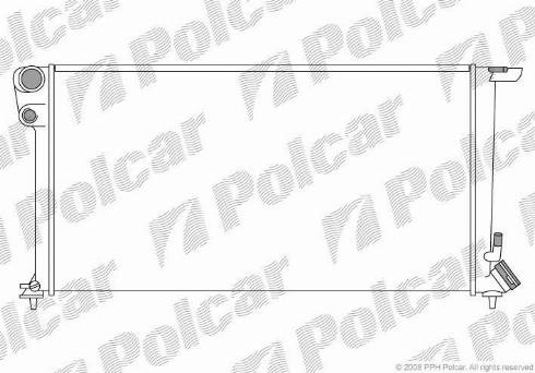Polcar 2350088X - Radiaator,mootorijahutus www.avaruosad.ee