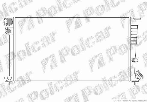 Polcar 235008-3 - Radiaator,mootorijahutus www.avaruosad.ee