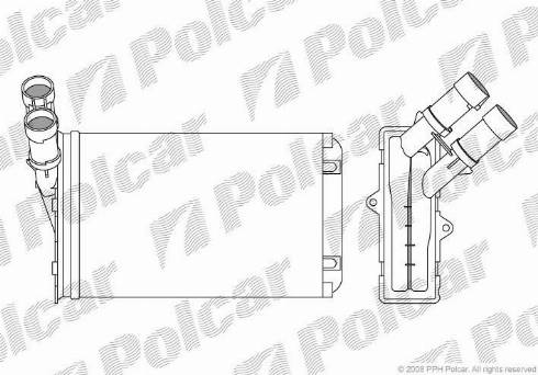 Polcar 2324N8-1 - Soojusvaheti,salongiküte www.avaruosad.ee