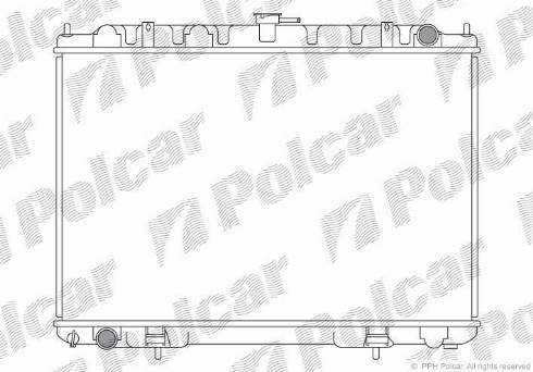 Polcar 274608-5 - Radiaator,mootorijahutus www.avaruosad.ee