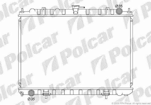 Polcar 2746082K - Radiators, Motora dzesēšanas sistēma www.avaruosad.ee