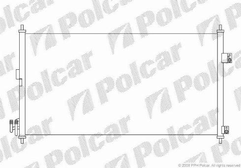 Polcar 2746K8C1 - Kondensor, klimatanläggning www.avaruosad.ee