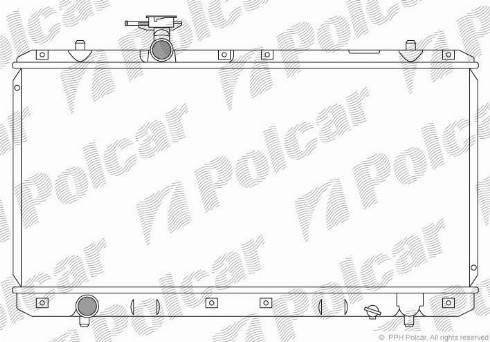 Polcar 741408-1 - Radiaator,mootorijahutus www.avaruosad.ee