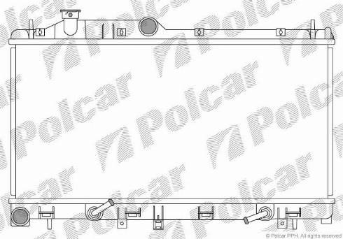 Polcar 720808-3 - Radiaator,mootorijahutus www.avaruosad.ee
