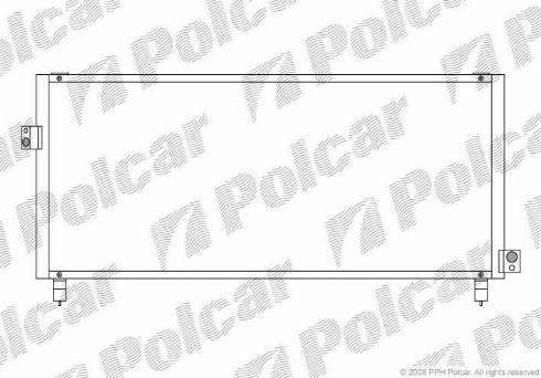 Polcar 7211K8C1 - Конденсатор, кондиционер www.avaruosad.ee