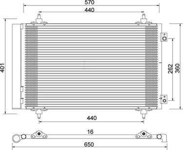 PowerMax 7110363 - Kondensor, klimatanläggning www.avaruosad.ee