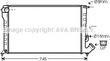 Prasco CN2194 - Radiaator,mootorijahutus www.avaruosad.ee