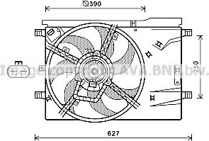 Prasco CN7550 - Ventilaator,mootorijahutus www.avaruosad.ee