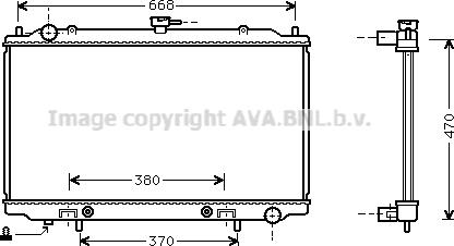 Prasco DN2189 - Radiaator,mootorijahutus www.avaruosad.ee