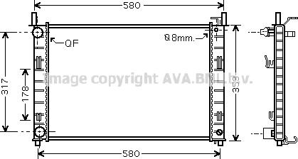 Prasco FD2326 - Radiaator,mootorijahutus www.avaruosad.ee