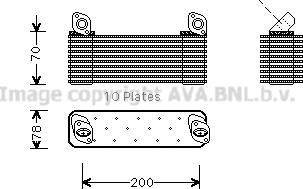 Prasco ME3001 - Oil Cooler, engine oil www.avaruosad.ee