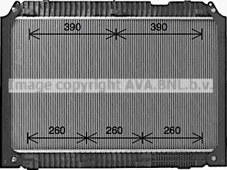 Prasco ME2334 - Radiaator,mootorijahutus www.avaruosad.ee