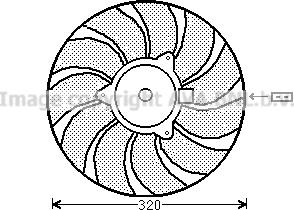 Prasco OL7540 - Fan, radiator www.avaruosad.ee