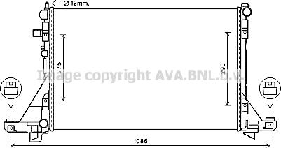 Prasco RTA2605 - Radiaator,mootorijahutus www.avaruosad.ee