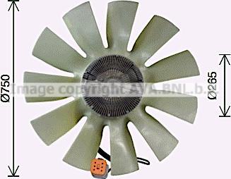 Prasco SCF058 - Fan, radiator www.avaruosad.ee