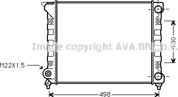 Prasco VN2070 - Radiaator,mootorijahutus www.avaruosad.ee