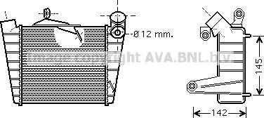 Prasco VNA4213 - Kompressoriõhu radiaator www.avaruosad.ee