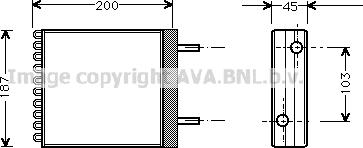 Prasco VO6066 - Heat Exchanger, interior heating www.avaruosad.ee