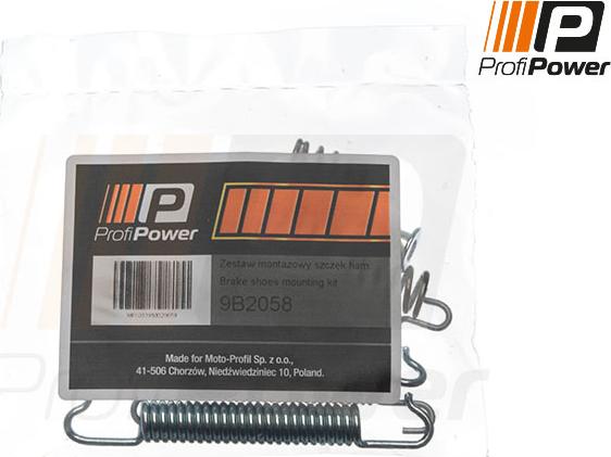 ProfiPower 9B2058 - Accessory Kit, parking brake shoes www.avaruosad.ee