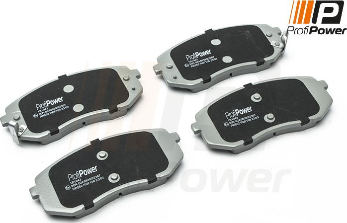 ProfiPower 1B1043 - Brake Pad Set, disc brake www.avaruosad.ee