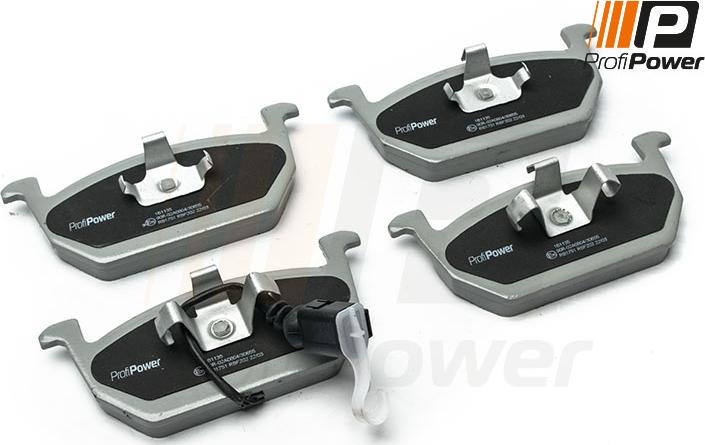 ProfiPower 1B1135 - Brake Pad Set, disc brake www.avaruosad.ee