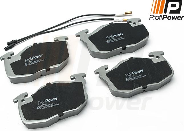 ProfiPower 1B1131 - Brake Pad Set, disc brake www.avaruosad.ee