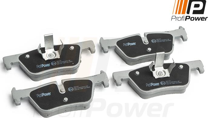 ProfiPower 1B2141 - Brake Pad Set, disc brake www.avaruosad.ee