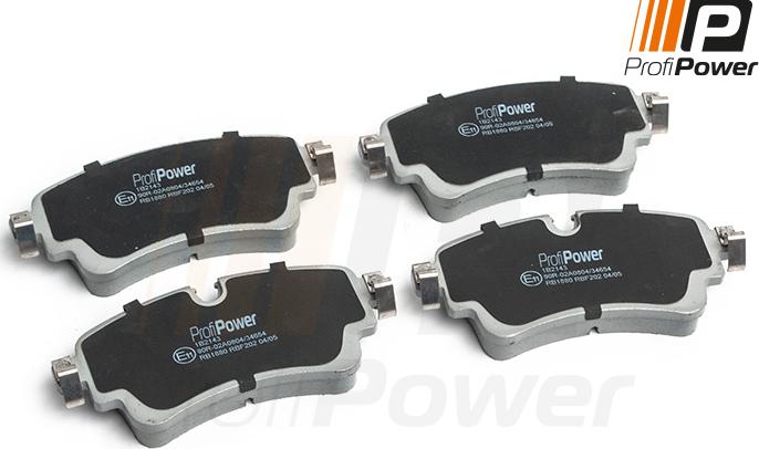 ProfiPower 1B2143 - Brake Pad Set, disc brake www.avaruosad.ee