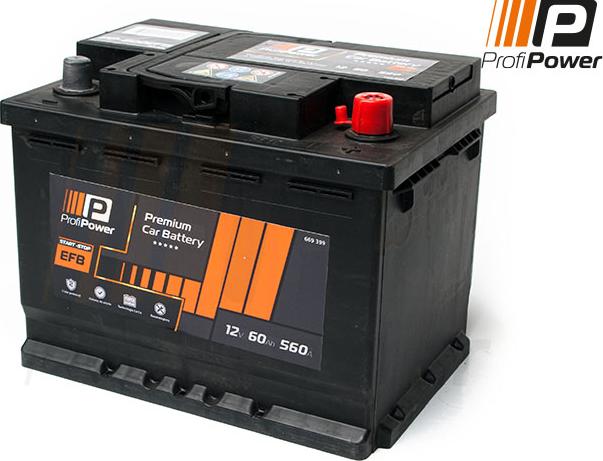 ProfiPower PP-600 EFB - Стартерная аккумуляторная батарея, АКБ www.avaruosad.ee