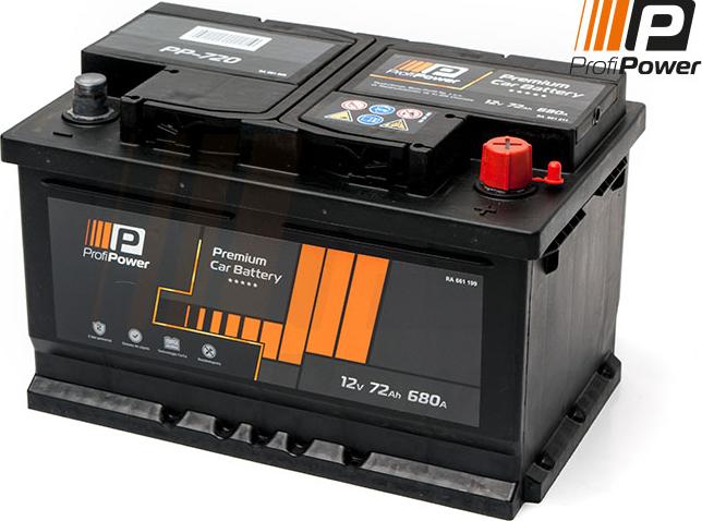 ProfiPower PP-720 - Стартерная аккумуляторная батарея, АКБ www.avaruosad.ee