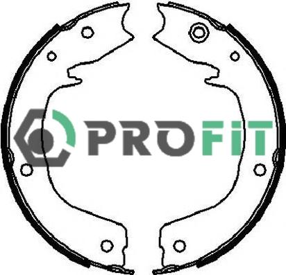 Profit 5001-4027 - Brake Set, drum brakes www.avaruosad.ee