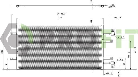 Profit 1770-0384 - Condenser, air conditioning www.avaruosad.ee