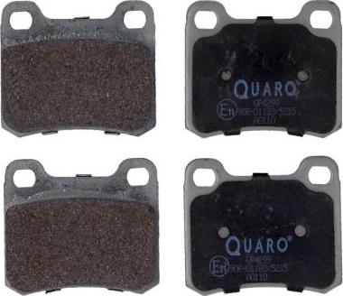 QUARO QP4299 - Brake Pad Set, disc brake www.avaruosad.ee
