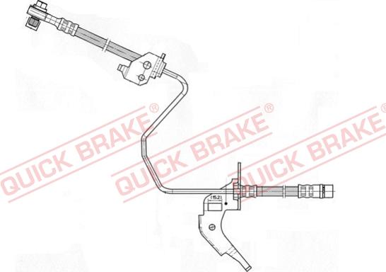 QUICK BRAKE 59.959X - Brake Hose www.avaruosad.ee