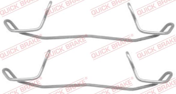 QUICK BRAKE 1091123 - Accessory Kit for disc brake Pads www.avaruosad.ee