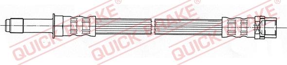 QUICK BRAKE 37.017 - Brake Hose www.avaruosad.ee