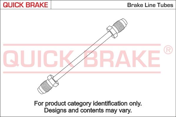 QUICK BRAKE CU-0650A-A - Brake Lines www.avaruosad.ee