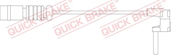 QUICK BRAKE WS 0212 A - Indikators, Bremžu uzliku nodilums www.avaruosad.ee