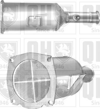 Quinton Hazell QDPF11012 - Nosēdumu-/Daļiņu filtrs, Izplūdes gāzu sistēma www.avaruosad.ee